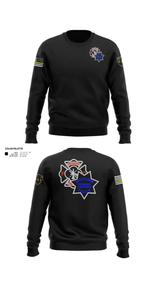 Crew Neck Sweatshirt, Piedmont Police & Fire Comms, Police, Teamtime, Team time, sublimation, custom sports apparel, team uniforms, spirit wear, spiritwear, sports uniforms, custom shirts, team store, custom team store, fundraiser sports, apparel fundraiser