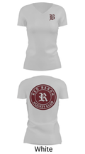 Red Baron Hockey Club 64840347 Women's Short Sleeve V-neck Shirt - 7