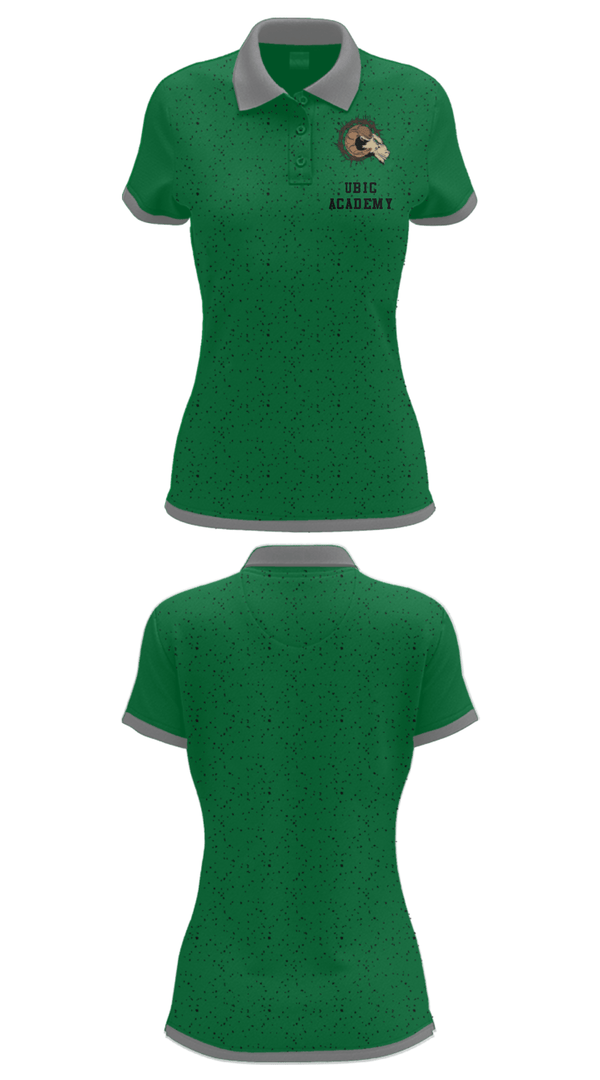 Women's Short Sleeve Performance Polo, Ubic Academy, Spirit Store, Teamtime, Team time, sublimation, custom sports apparel, team uniforms, spirit wear, spiritwear, sports uniforms, custom shirts, team store, custom team store, fundraiser sports, apparel fundraiser