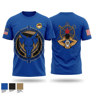 Old School Cotton Feel Shirt, A Co, 115th BSB, 1CD, Army, Teamtime, Team time, sublimation, custom sports apparel, team uniforms, spirit wear, spiritwear, sports uniforms, custom shirts, team store, custom team store, fundraiser sports, apparel fundraiser