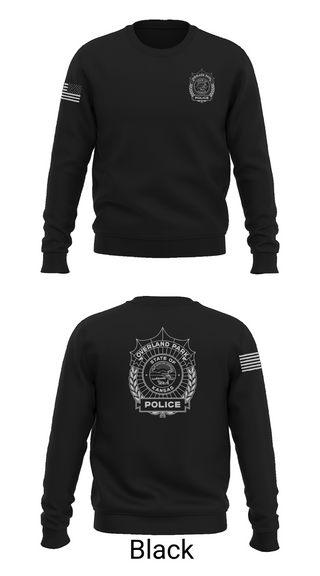 Crew Neck Sweatshirt, Overland Park Police, Police, Teamtime, Team time, sublimation, custom sports apparel, team uniforms, spirit wear, spiritwear, sports uniforms, custom shirts, team store, custom team store, fundraiser sports, apparel fundraiser