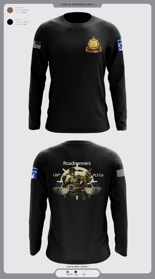 Long Sleeve Performance Shirt, 126th PLS Co, , Teamtime, Team time, sublimation, custom sports apparel, team uniforms, spirit wear, spiritwear, sports uniforms, custom shirts, team store, custom team store, fundraiser sports, apparel fundraiser