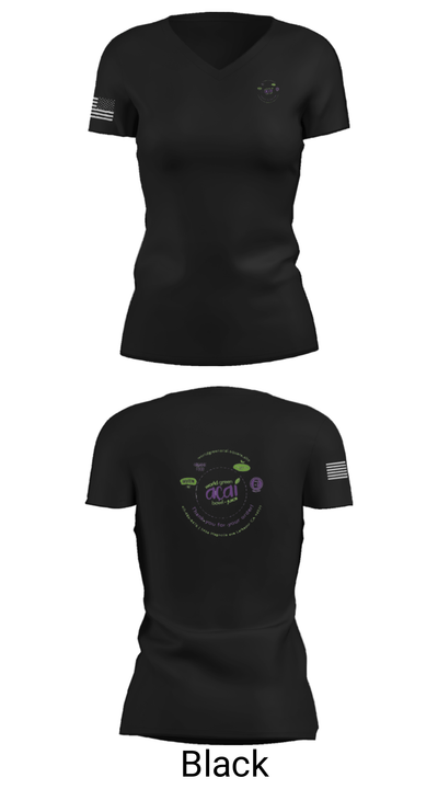 World green açaí bowl 42170125 Women's Short Sleeve V-neck Shirt - 14