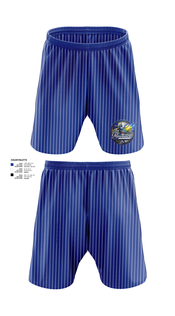 Athletic Shorts With Pockets, Capital Area Mainiacs, Softball, Teamtime, Team time, sublimation, custom sports apparel, team uniforms, spirit wear, spiritwear, sports uniforms, custom shirts, team store, custom team store, fundraiser sports, apparel fundraiser