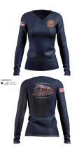 Colmar Vol. Fire Co. Historical Society Women's Long Sleeve V-neck Shirt - 22