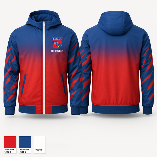 Windbreaker, Iroquois Alden Ice Hockey, Ice Hockey, Teamtime, Team time, sublimation, custom sports apparel, team uniforms, spirit wear, spiritwear, sports uniforms, custom shirts, team store, custom team store, fundraiser sports, apparel fundraiser