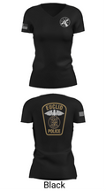 Euclid Police Traffic Unit 56875160 Women's Short Sleeve V-neck Shirt - 24