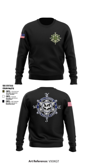 Crew Neck Sweatshirt, Washington County SO Maine K9 Unit, Police, Teamtime, Team time, sublimation, custom sports apparel, team uniforms, spirit wear, spiritwear, sports uniforms, custom shirts, team store, custom team store, fundraiser sports, apparel fundraiser