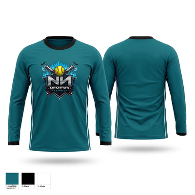 Nemesis Fastpitch Long Sleeve Performance Shirt - 2