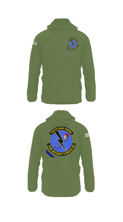 103d SECURITY FORCES SQUADRON 19845829 Windbreaker - 41