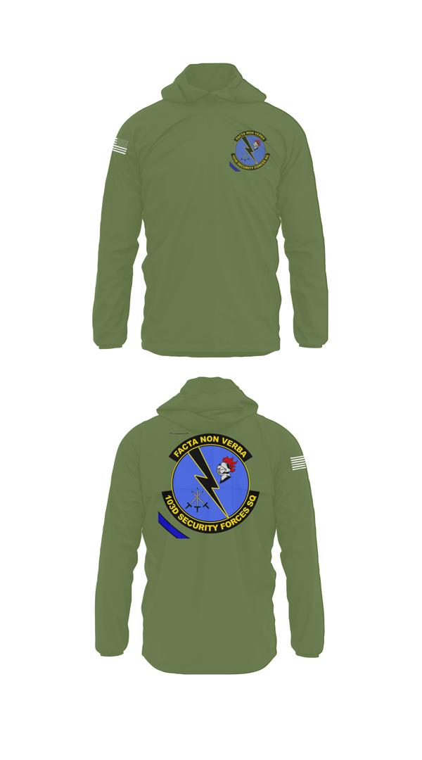 Windbreaker, 103d SECURITY FORCES SQUADRON, , Teamtime, Team time, sublimation, custom sports apparel, team uniforms, spirit wear, spiritwear, sports uniforms, custom shirts, team store, custom team store, fundraiser sports, apparel fundraiser