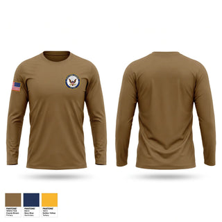 Long Sleeve Performance Shirt, USS CARL VINSON SECURITY, Navy, Teamtime, Team time, sublimation, custom sports apparel, team uniforms, spirit wear, spiritwear, sports uniforms, custom shirts, team store, custom team store, fundraiser sports, apparel fundraiser