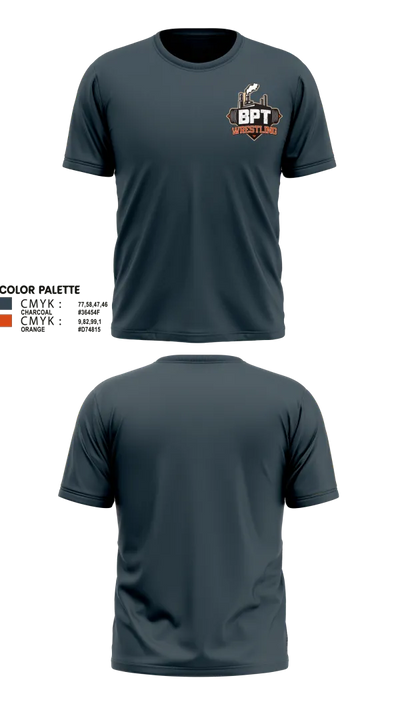 BPT Wrestling 50112893 Short Sleeve Performance Shirt - 2
