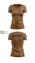 Cassia County Sheriff’s Office Women's Short Sleeve V-neck Shirt - 21