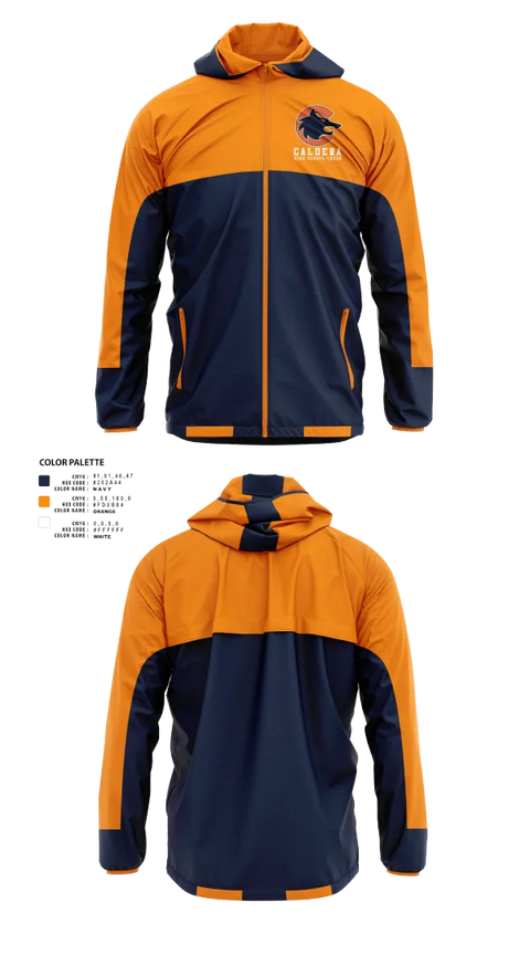 Windbreaker, Caldera High School Cheer, Cheer, Teamtime, Team time, sublimation, custom sports apparel, team uniforms, spirit wear, spiritwear, sports uniforms, custom shirts, team store, custom team store, fundraiser sports, apparel fundraiser