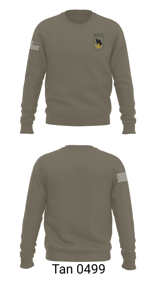 Crew Neck Sweatshirt, Washington State Guard, National Guard, Teamtime, Team time, sublimation, custom sports apparel, team uniforms, spirit wear, spiritwear, sports uniforms, custom shirts, team store, custom team store, fundraiser sports, apparel fundraiser