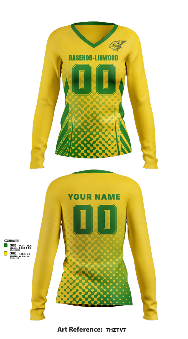 Womens Long Sleeve Vneck Shirt, BLMS Volleyball, Women's Volleyball, Teamtime, Team time, sublimation, custom sports apparel, team uniforms, spirit wear, spiritwear, sports uniforms, custom shirts, team store, custom team store, fundraiser sports, apparel fundraiser