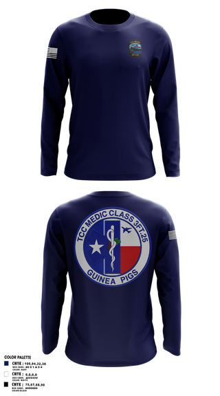 Long Sleeve Performance Shirt, TCC Paramedic Class 3FT.25, , Teamtime, Team time, sublimation, custom sports apparel, team uniforms, spirit wear, spiritwear, sports uniforms, custom shirts, team store, custom team store, fundraiser sports, apparel fundraiser