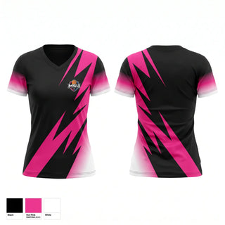 Womens Short Sleeve Vneck Shirt, Rosedale Elite, Women's Basketball, Teamtime, Team time, sublimation, custom sports apparel, team uniforms, spirit wear, spiritwear, sports uniforms, custom shirts, team store, custom team store, fundraiser sports, apparel fundraiser