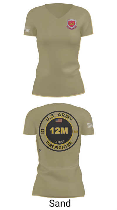 1153rd Firefighter Unit 94672135 Women's Short Sleeve V-neck Shirt - 84