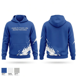 Hoodie, Cudahy St Francis Little Baseball Association, Baseball, Teamtime, Team time, sublimation, custom sports apparel, team uniforms, spirit wear, spiritwear, sports uniforms, custom shirts, team store, custom team store, fundraiser sports, apparel fundraiser