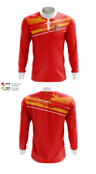 Quarter Zip Jacket, College of the Desert Golf, Golf, Teamtime, Team time, sublimation, custom sports apparel, team uniforms, spirit wear, spiritwear, sports uniforms, custom shirts, team store, custom team store, fundraiser sports, apparel fundraiser