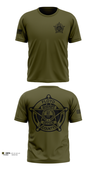 Old School Cotton Feel Shirt, Floyd county Sheriff’s Office, Police, Teamtime, Team time, sublimation, custom sports apparel, team uniforms, spirit wear, spiritwear, sports uniforms, custom shirts, team store, custom team store, fundraiser sports, apparel fundraiser