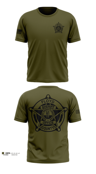 Short Sleeve Performance Shirt, Floyd county Sheriff’s Office, Police, Teamtime, Team time, sublimation, custom sports apparel, team uniforms, spirit wear, spiritwear, sports uniforms, custom shirts, team store, custom team store, fundraiser sports, apparel fundraiser