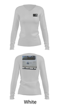 Tapia Tennis courts Resulfacing LLC 90376437 Women's Long Sleeve V-neck Shirt - 6