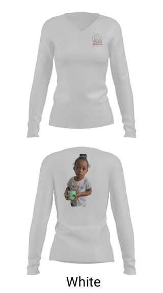 Women's Long Sleeve Vneck Shirt, BullDawgFitness, , Teamtime, Team time, sublimation, custom sports apparel, team uniforms, spirit wear, spiritwear, sports uniforms, custom shirts, team store, custom team store, fundraiser sports, apparel fundraiser