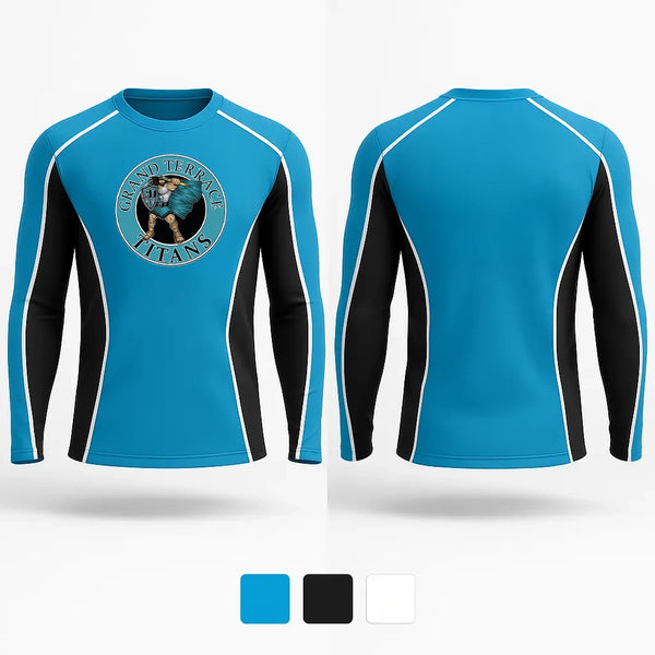 Long Sleeve Performance Shirt, Titans, Women's Basketball, Teamtime, Team time, sublimation, custom sports apparel, team uniforms, spirit wear, spiritwear, sports uniforms, custom shirts, team store, custom team store, fundraiser sports, apparel fundraiser