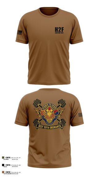 Short Sleeve Performance Shirt, 59th ORD BDE, Army, Teamtime, Team time, sublimation, custom sports apparel, team uniforms, spirit wear, spiritwear, sports uniforms, custom shirts, team store, custom team store, fundraiser sports, apparel fundraiser