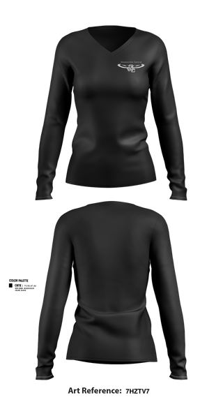 Womens Long Sleeve Vneck Shirt, Westerville Central Swimming & Diving, Swimming, Teamtime, Team time, sublimation, custom sports apparel, team uniforms, spirit wear, spiritwear, sports uniforms, custom shirts, team store, custom team store, fundraiser sports, apparel fundraiser