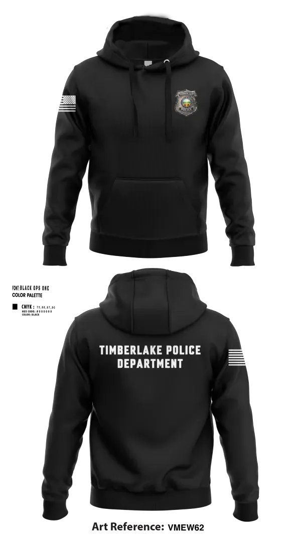 Hoodie, TIMBERLAKE POLICE DEPARTMENT, Police, Teamtime, Team time, sublimation, custom sports apparel, team uniforms, spirit wear, spiritwear, sports uniforms, custom shirts, team store, custom team store, fundraiser sports, apparel fundraiser