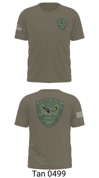Etowah County JSOG 23168603 Old School Cotton Feel Shirt - 67