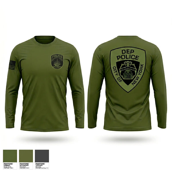Long Sleeve Performance Shirt, NYC DEP Police ESU, Police, Teamtime, Team time, sublimation, custom sports apparel, team uniforms, spirit wear, spiritwear, sports uniforms, custom shirts, team store, custom team store, fundraiser sports, apparel fundraiser