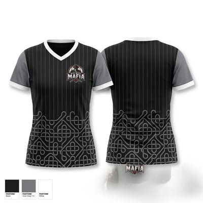 Mid South Mafia Women's Short Sleeve V-neck Shirt - 1