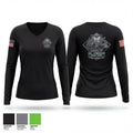 Pulaski County SRT 35533957 Women's Long Sleeve V-neck Shirt - 1