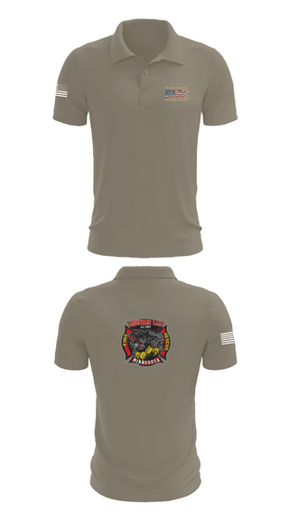 Short Sleeve Performance Polo, Mountain Lake Fire & Rescue, Fire Department, Teamtime, Team time, sublimation, custom sports apparel, team uniforms, spirit wear, spiritwear, sports uniforms, custom shirts, team store, custom team store, fundraiser sports, apparel fundraiser