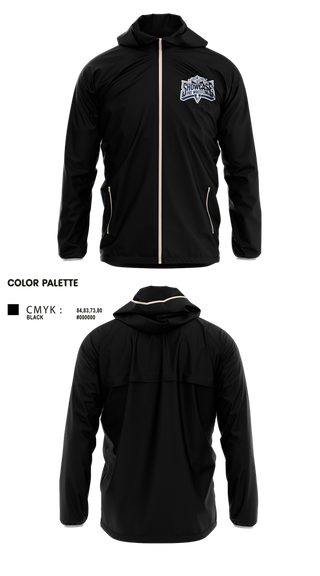 Windbreaker, Showcase Pro Wrestling, Wrestling, Teamtime, Team time, sublimation, custom sports apparel, team uniforms, spirit wear, spiritwear, sports uniforms, custom shirts, team store, custom team store, fundraiser sports, apparel fundraiser