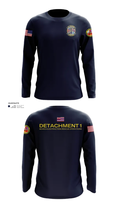 Detachment 1 SERO Long Sleeve Performance Shirt 30
