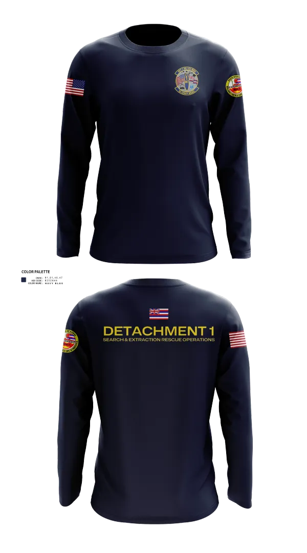 Long Sleeve Performance Shirt, Detachment 1 SERO, National Guard, Teamtime, Team time, sublimation, custom sports apparel, team uniforms, spirit wear, spiritwear, sports uniforms, custom shirts, team store, custom team store, fundraiser sports, apparel fundraiser