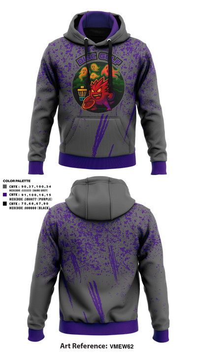 Disc golf 30921940 Hoodie - 1