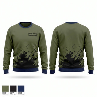 Crew Neck Sweatshirt, Corvus Strategic Solutions Group, , Teamtime, Team time, sublimation, custom sports apparel, team uniforms, spirit wear, spiritwear, sports uniforms, custom shirts, team store, custom team store, fundraiser sports, apparel fundraiser