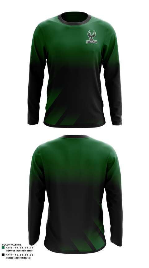 Long Sleeve Performance Shirt, Phoenix, Men's Soccer, Teamtime, Team time, sublimation, custom sports apparel, team uniforms, spirit wear, spiritwear, sports uniforms, custom shirts, team store, custom team store, fundraiser sports, apparel fundraiser