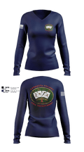 Sarasota county fire dept sta 1 71635727 Women's Long Sleeve V-neck Shirt - 2