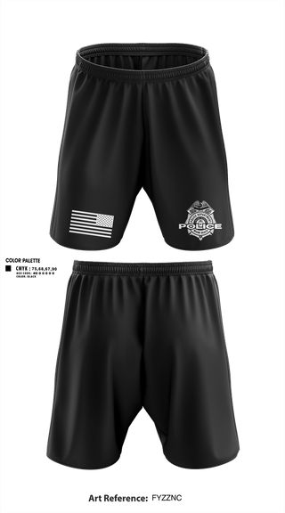 Athletic Shorts With Pockets, Miami Beach Police Department Training Unit, Police, Teamtime, Team time, sublimation, custom sports apparel, team uniforms, spirit wear, spiritwear, sports uniforms, custom shirts, team store, custom team store, fundraiser sports, apparel fundraiser