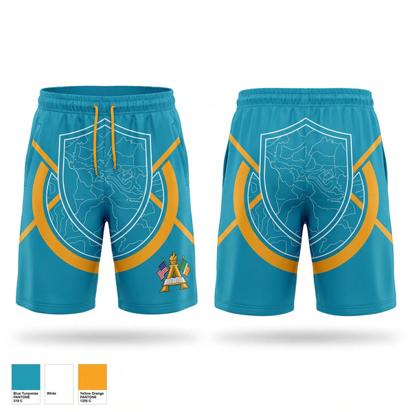 Athletic Shorts With Pockets, FAH BASE HAM, Air Force, Teamtime, Team time, sublimation, custom sports apparel, team uniforms, spirit wear, spiritwear, sports uniforms, custom shirts, team store, custom team store, fundraiser sports, apparel fundraiser