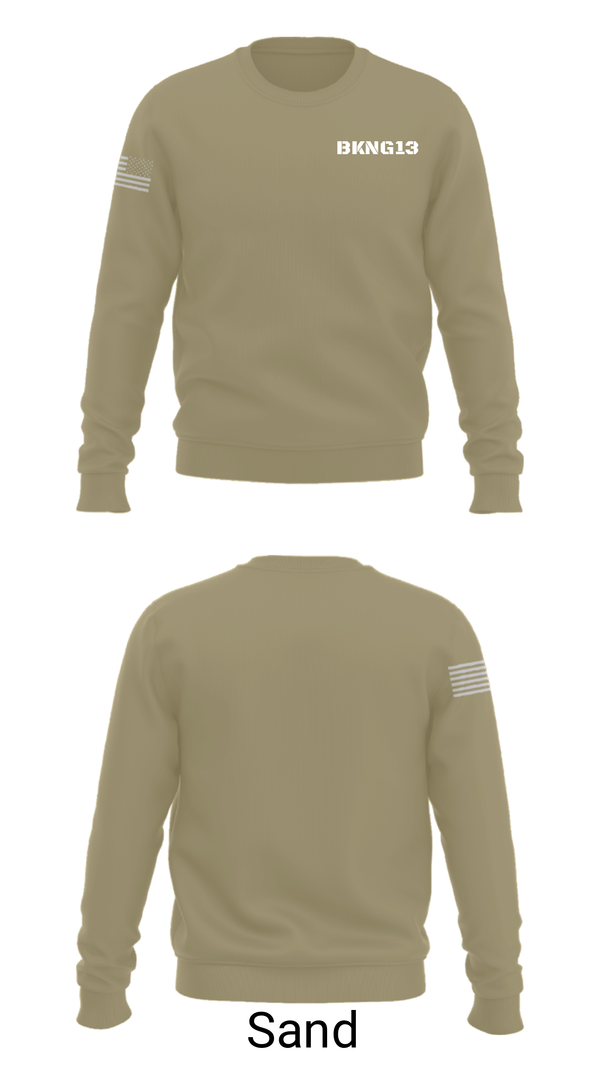 Crew Neck Sweatshirt, BKNG13, Army, Teamtime, Team time, sublimation, custom sports apparel, team uniforms, spirit wear, spiritwear, sports uniforms, custom shirts, team store, custom team store, fundraiser sports, apparel fundraiser