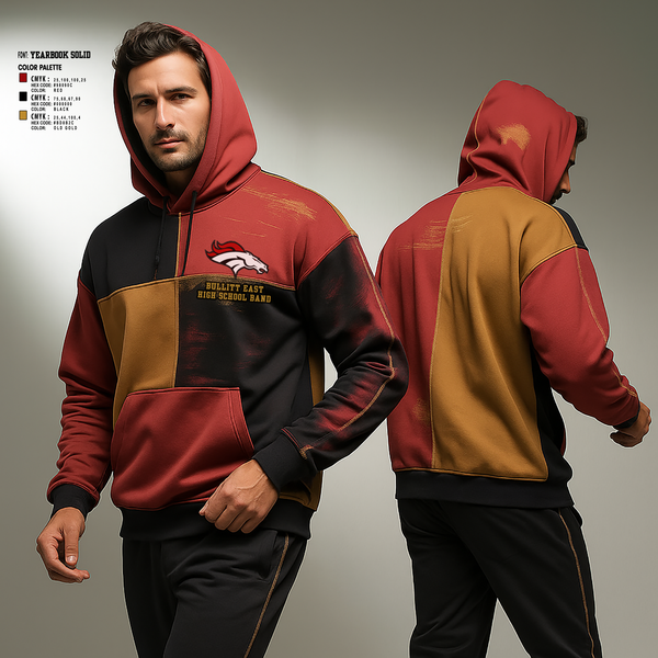 Hoodie, Bullitt East High School Band, Spirit Store, Teamtime, Team time, sublimation, custom sports apparel, team uniforms, spirit wear, spiritwear, sports uniforms, custom shirts, team store, custom team store, fundraiser sports, apparel fundraiser